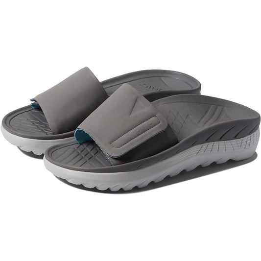 VIONIC Womens Rejuvenate Slide Sandals US 7 M EU 37 Grey Platform Slip On NIB