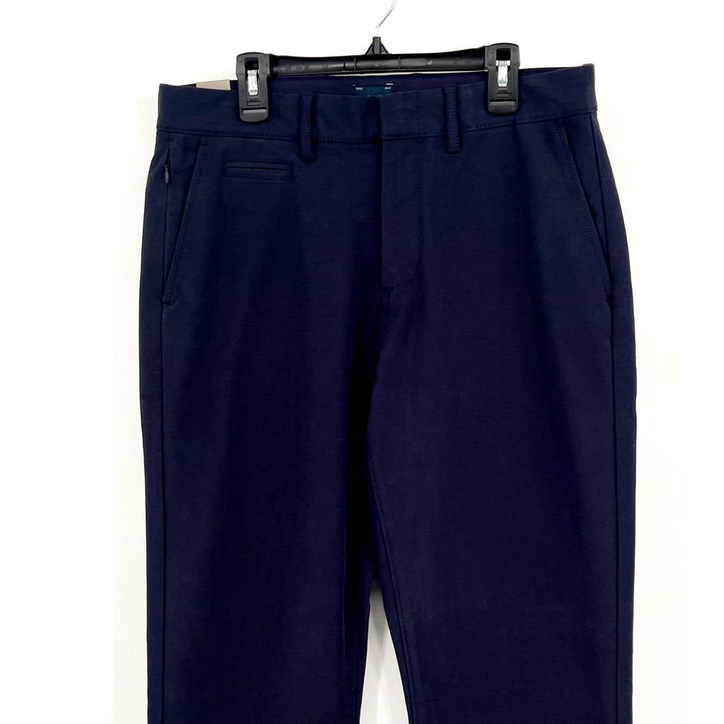 J.CREW Mens 770 Straight-Fit Tech Pants 32x30 Navy Blue Midweight BU844 NWT