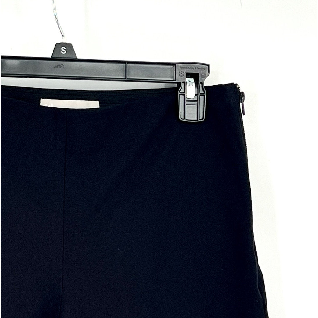 EVERLANE Women's The Curvy Side-Zip Work Pant Size 6 Stretch Cotton Black NWT