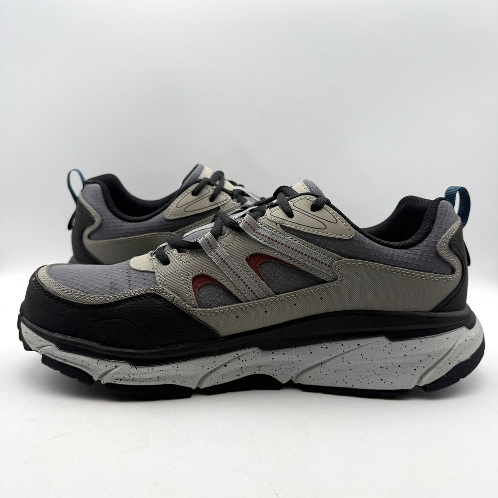 SKECHERS Work Mens D'Lux Journey Comp Toe Sneakers US 13 Grey Slip Resistant NIB