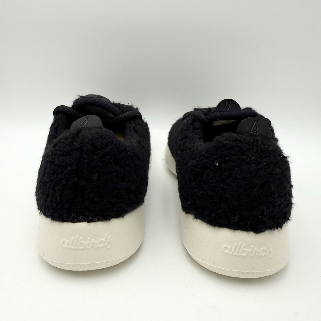 AllBirds Womens Runner Fluff Sneakers Size 6 EU 36 Black Merino Wool Comfort NIB