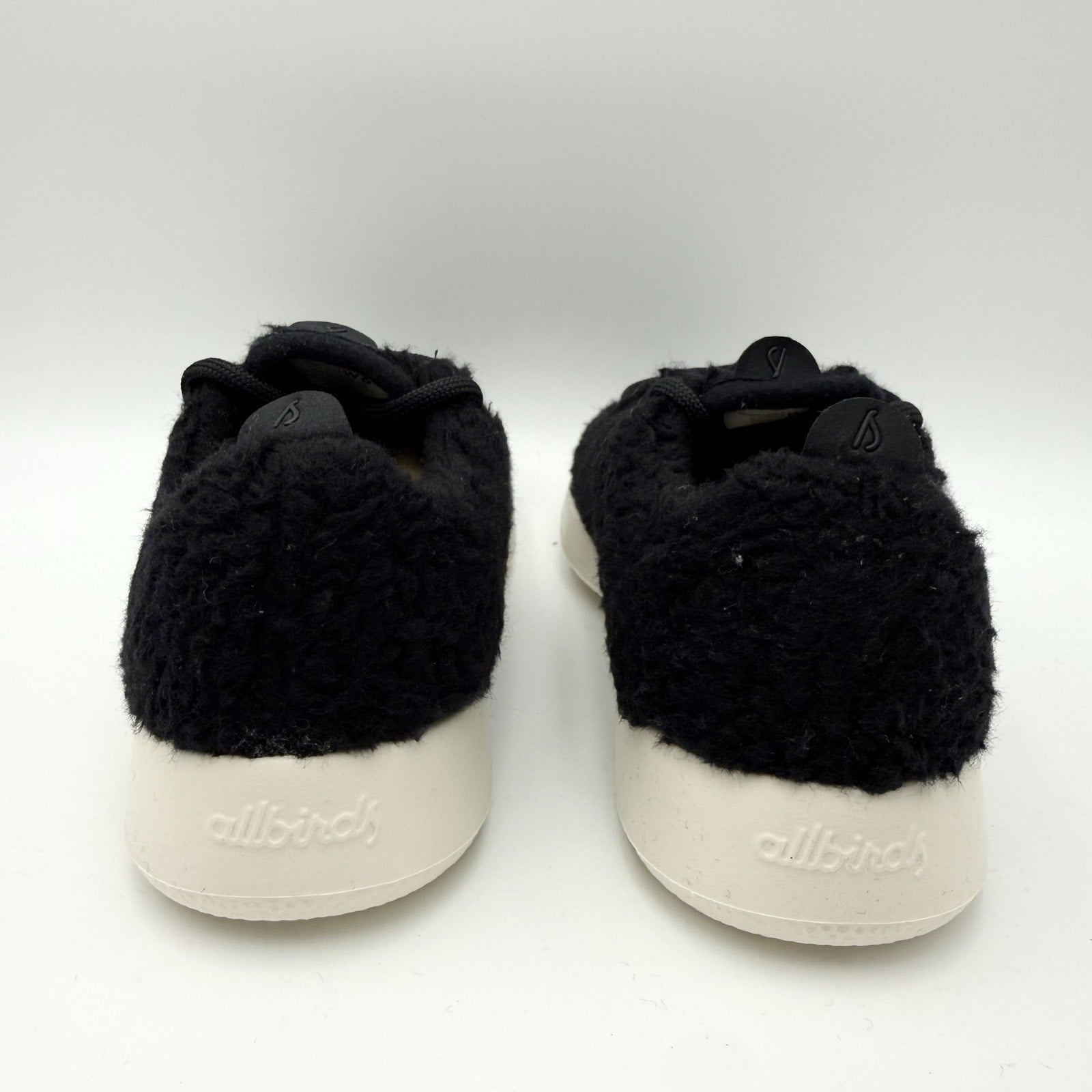 AllBirds Womens Runner Fluff Sneakers Size 6 EU 36 Black Merino Wool Comfort NIB