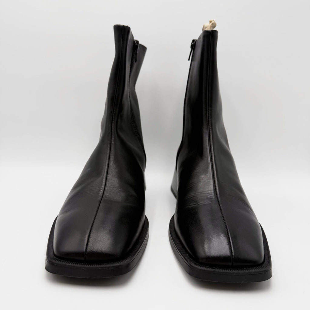 Vagabond Shoemakers Womens Blanca Ankle Boots Size 10 EU 41 Black Leather NIB