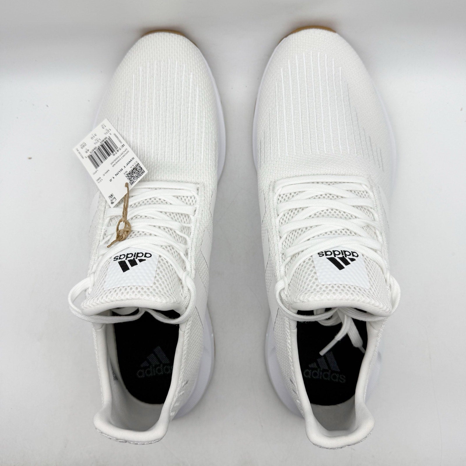 Adidas Mens Swift Run 1.0 Running Shoes US 13 White Athletic NIB