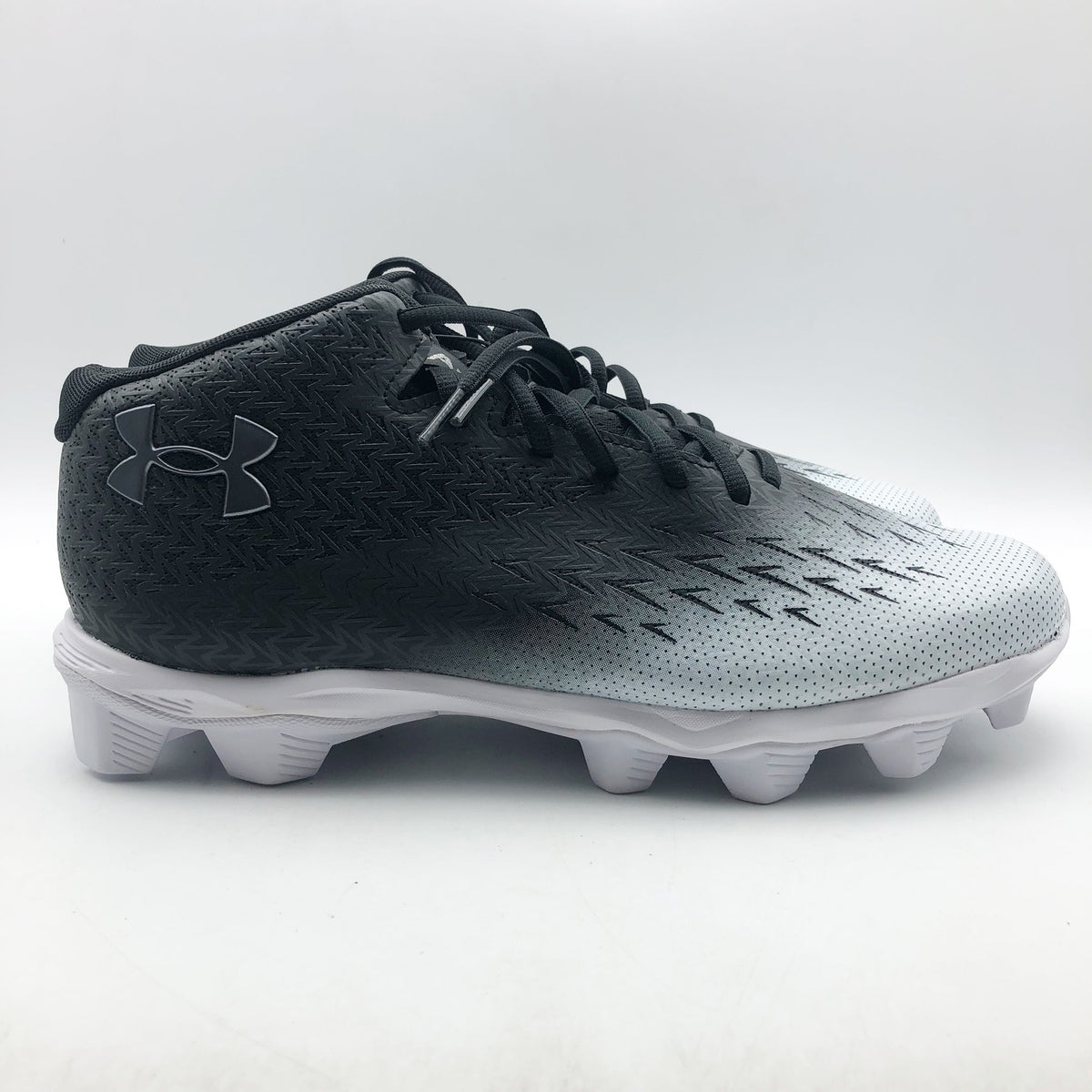 Under Armour Spotlight Franchise RM 4.0 Football Cleats Mens 9 Black White NWOB