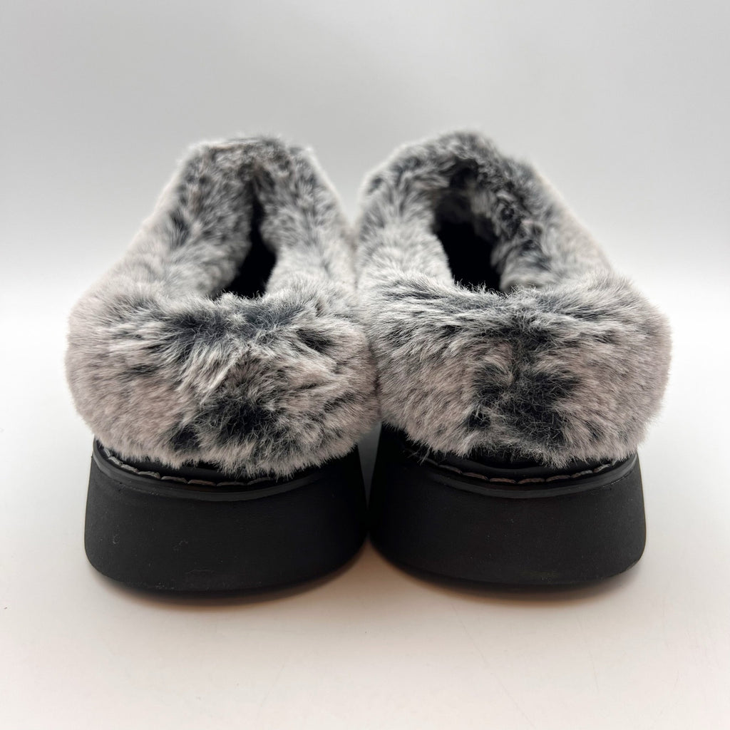 Bobs Skechers Womens Keepsakes Lite Slippers Size 5 EU 35 Black Vegan Suede NWOB
