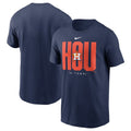 NIKE Mens Houston Astros Scoreboard T-Shirt Small Navy Short Sleeve NWT