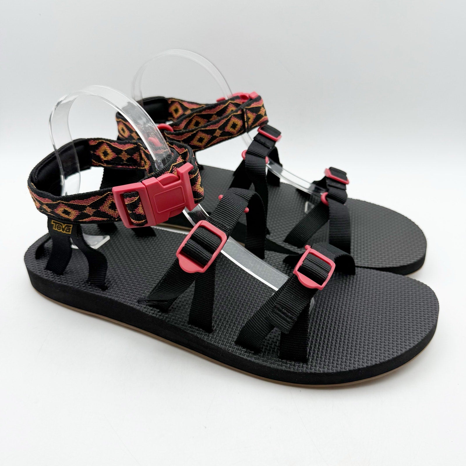 TEVA Mens Original Alp Revive Sandals US 10 EU 43 90s Archival Revival Black NIB