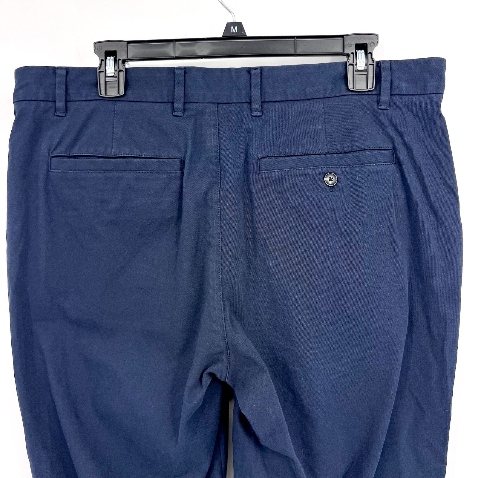 EVERLANE Men's Uniform Performance Chino 35x34 Navy Blue Slim Fit Pants NWT