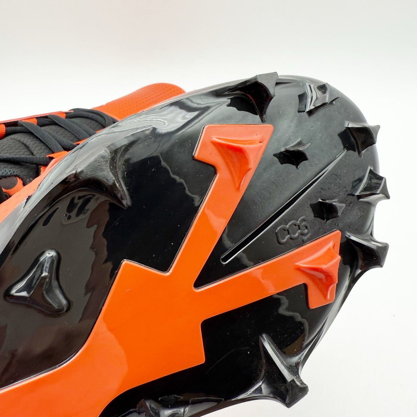 Nike Mens Alpha Menace 4 Pro NRG Molded Football Cleats 11.5 Orange Black NWOB