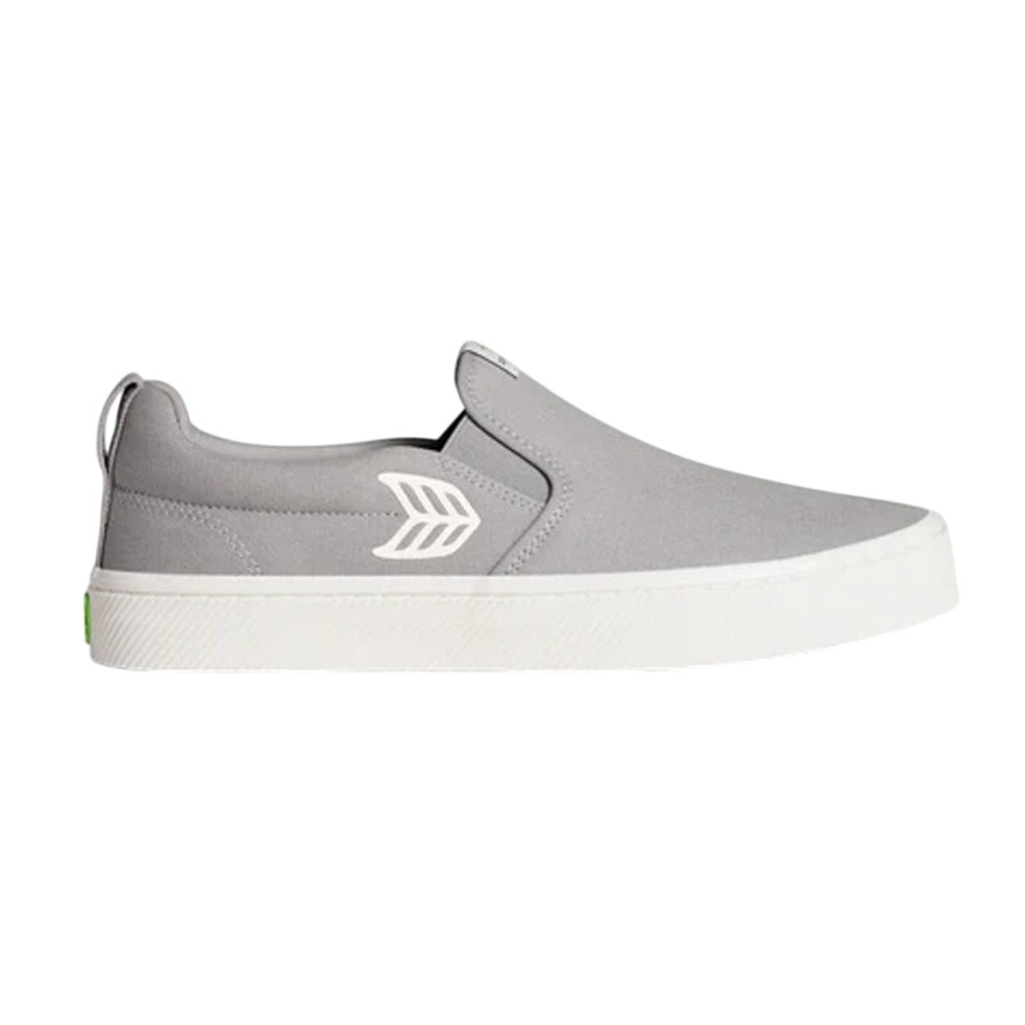 Cariuma Womens Slip On Sneaker US 8 M EU 39 Grey White Canvas Logo NIB