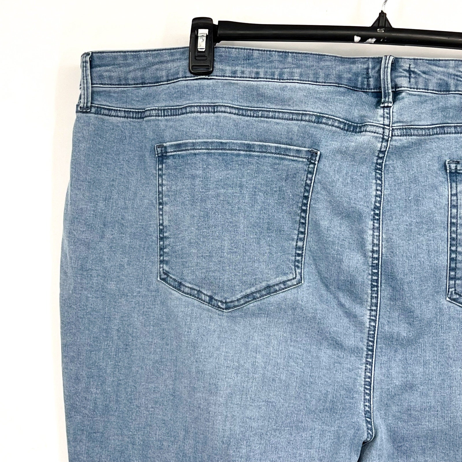 NYDJ Womens Margot Girlfriend Jeans Size 28W PETITE Kingston Blue NWT