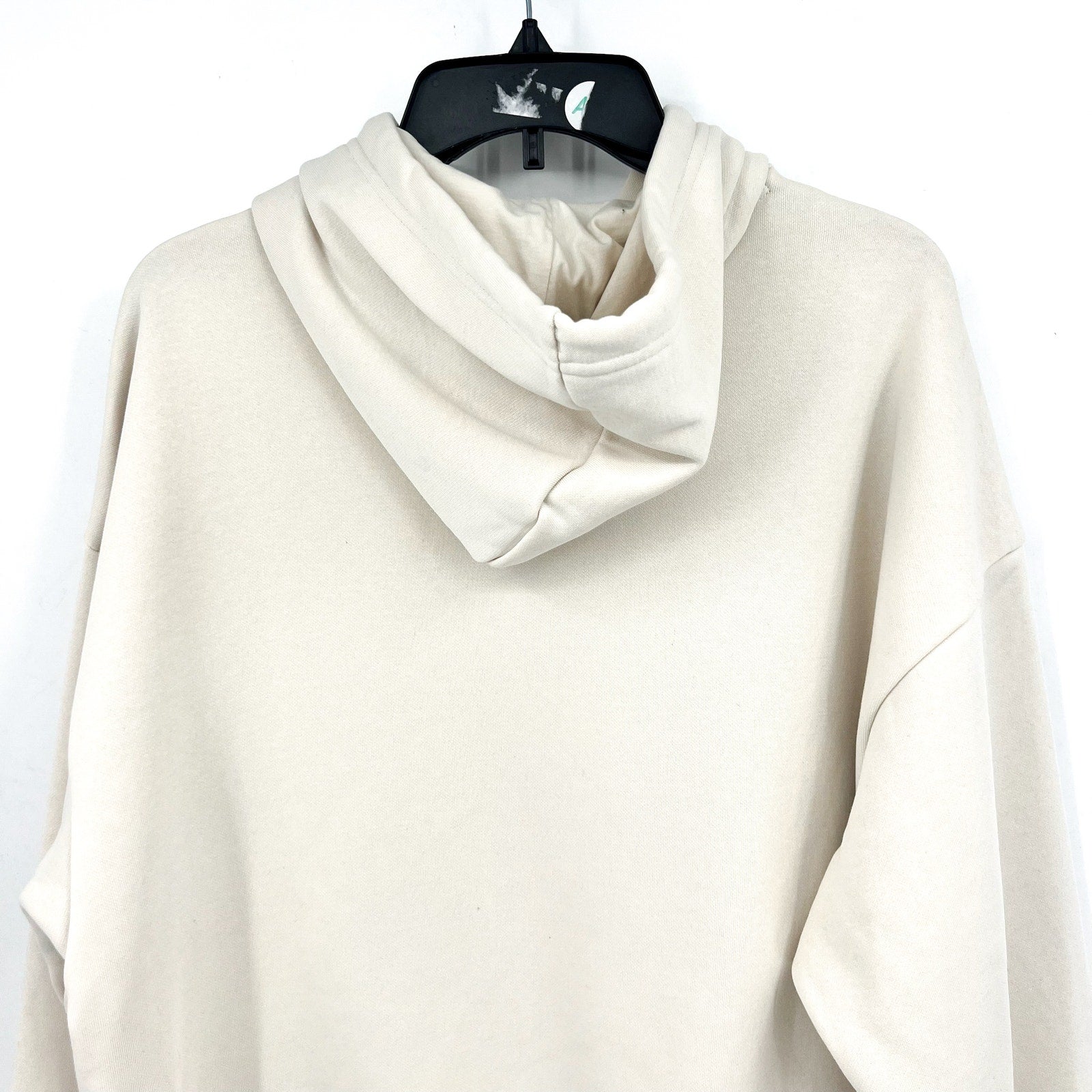 PUMA Women's Essentials+ Floral Vibes Fleece Hoodie Medium Cream Sweatshirt NWT