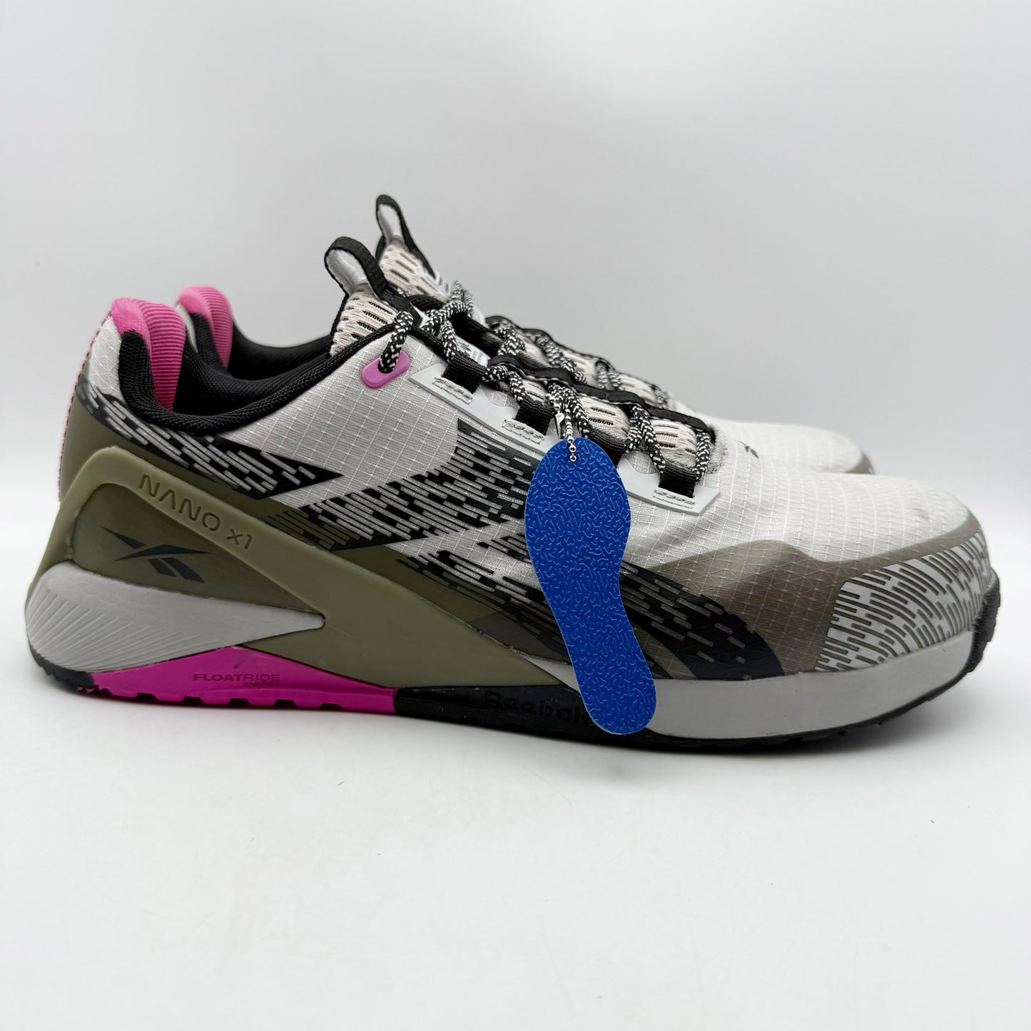 REEBOK Womens Nano X1 Adventure Comp Toe Work Shoes 12 Wide White Green SR NIB