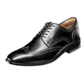 Florsheim Mens Conetta Wing Tip Oxford Shoes Size 11.5 M Black Leather NIB