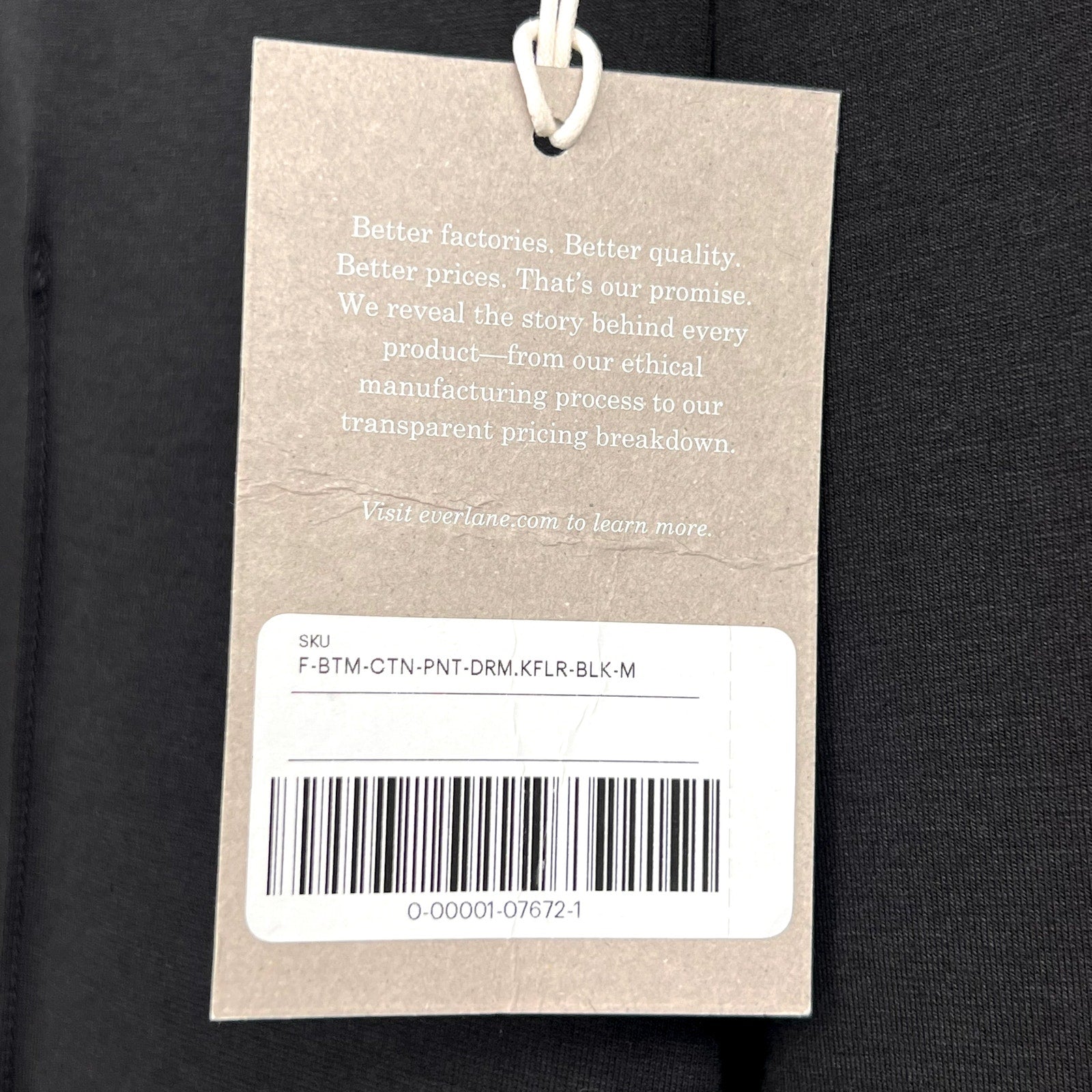 EVERLANE Women's The Dream Kick Flare Pants Medium Black Flat Front NWT