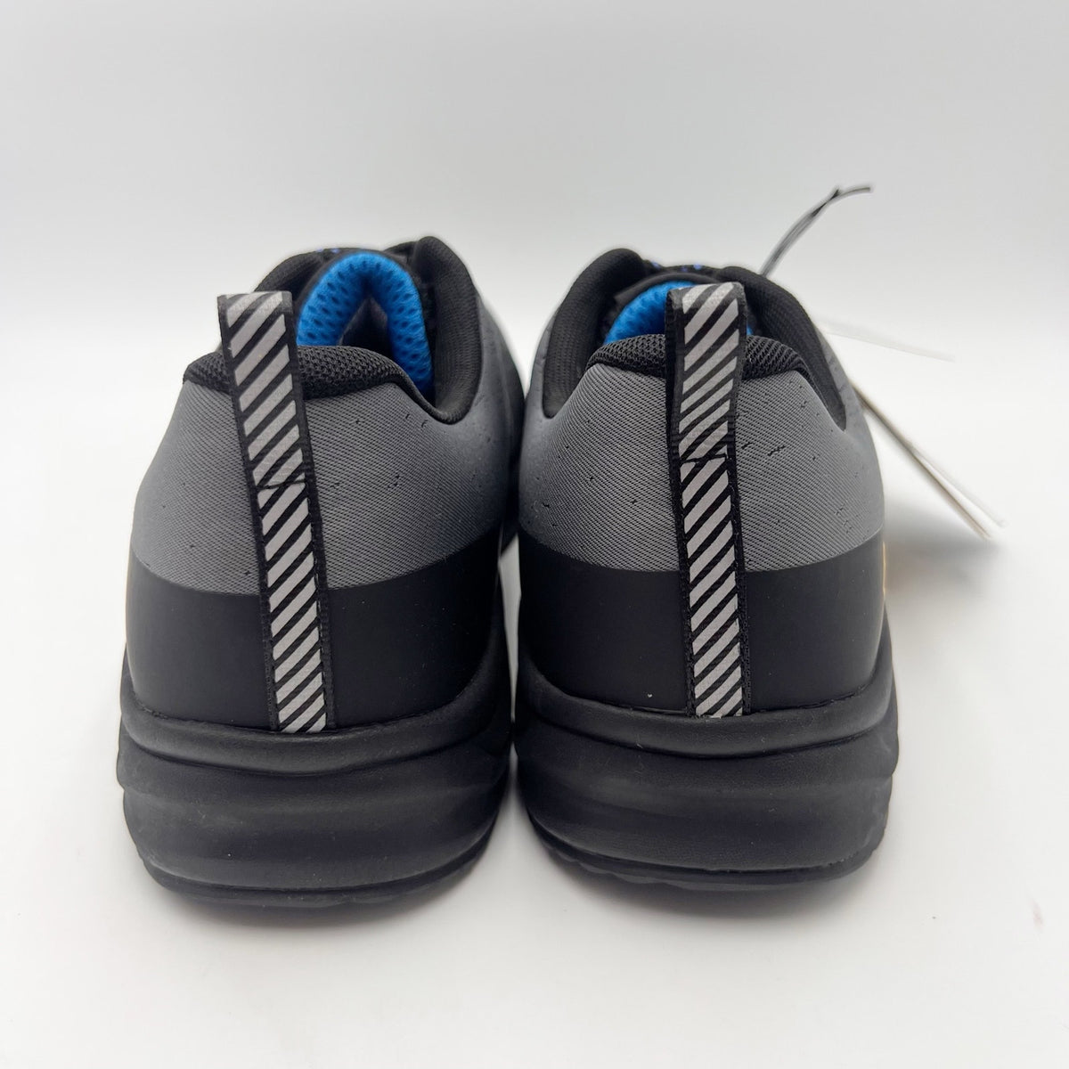 Terra Mens Monolift Composite Toe Work Sneakers US 10 Wide EU 43 Grey Blue NIB