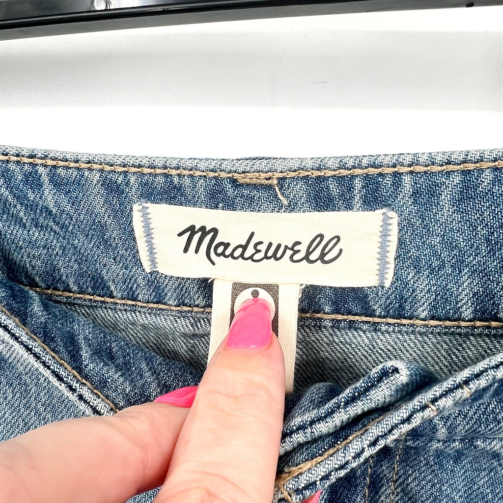 Madewell Women's Wide Sweep Trouser Jeans Size 28 US 6 Blue Robertson NV377 NWT