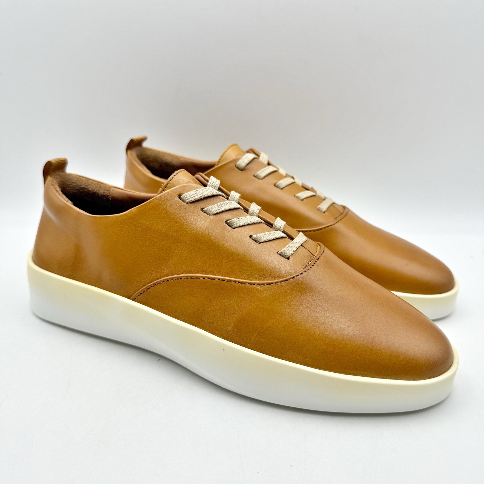 Wolf & Shepherd Womens Cruise Sneakers US 8 EU 39 Brown Leather NIB