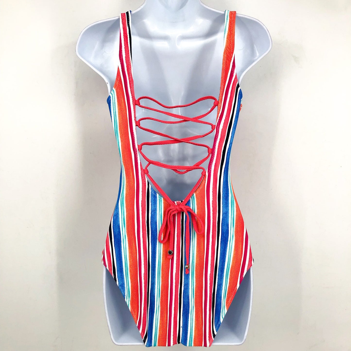 TOMMY BAHAMA Island Cays Oasis One-Piece Swimsuit Size 14 Pink Reversible