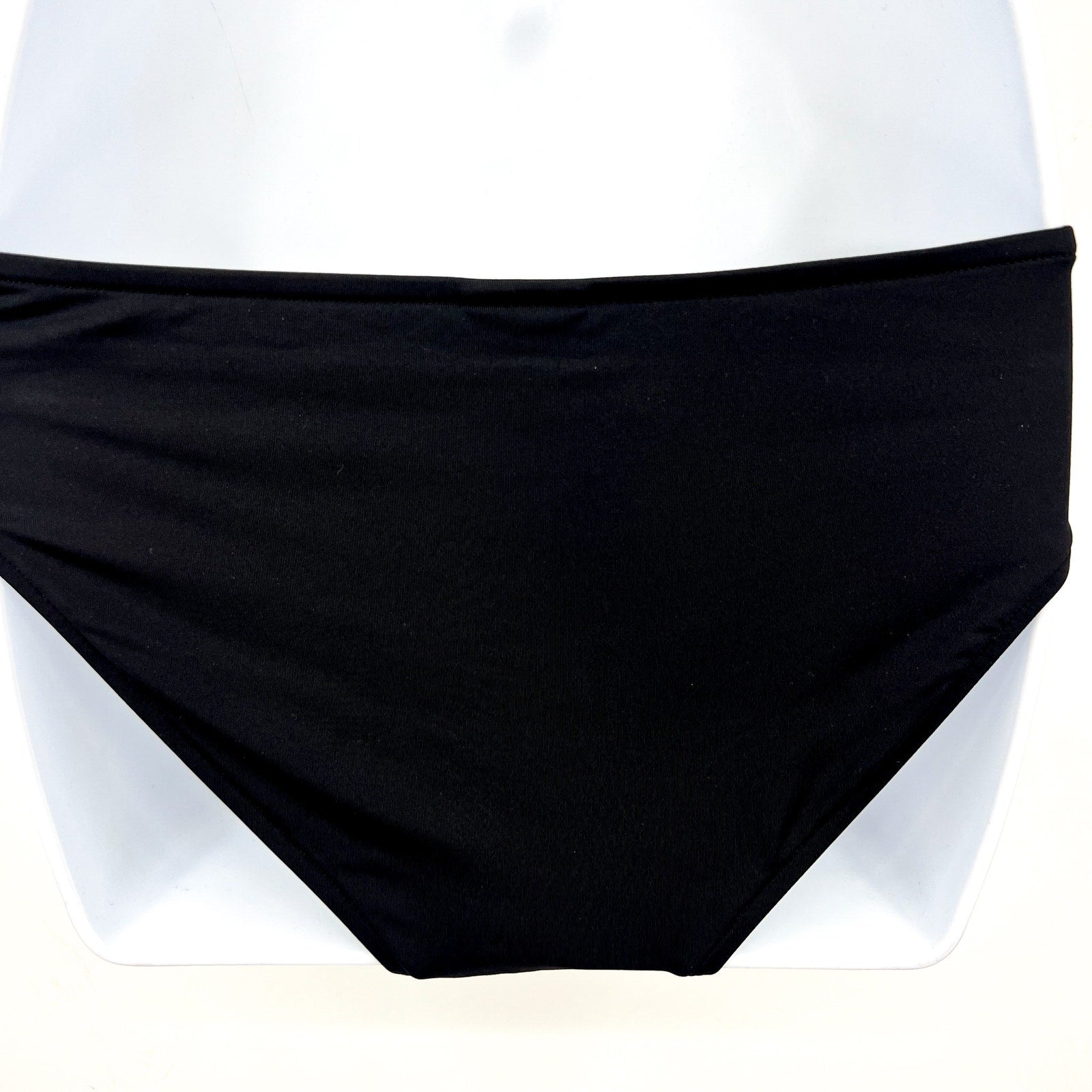 SEAFOLLY Women's Twist Band Hipster Bikini Bottom Size 4 Black Swim NWT