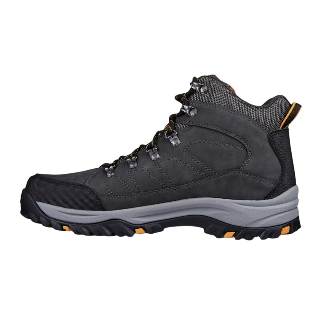 Skechers Mens Relment Daggett Hiking Boots US 9 Grey Water Repellent NIB