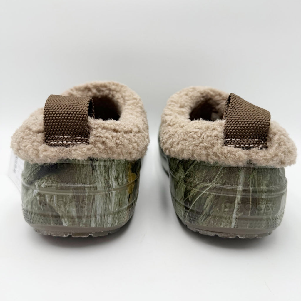 Crocs Mens Classic Lined Shorty Clogs Size 11 Real Tree Green Camo NWT