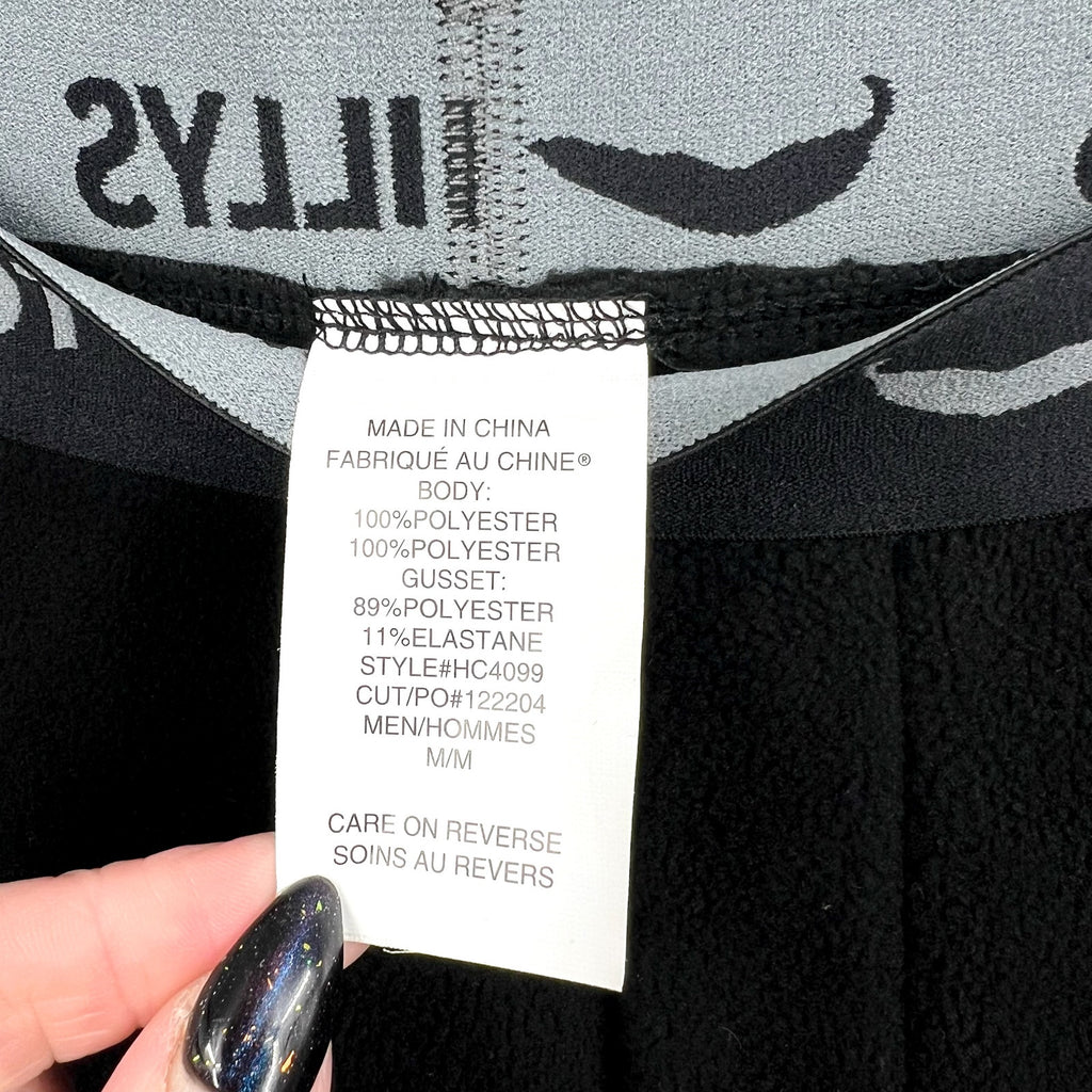 HOT CHILLYS Men's La Montaña Bottom Base Layer Medium Black Fleece NWT