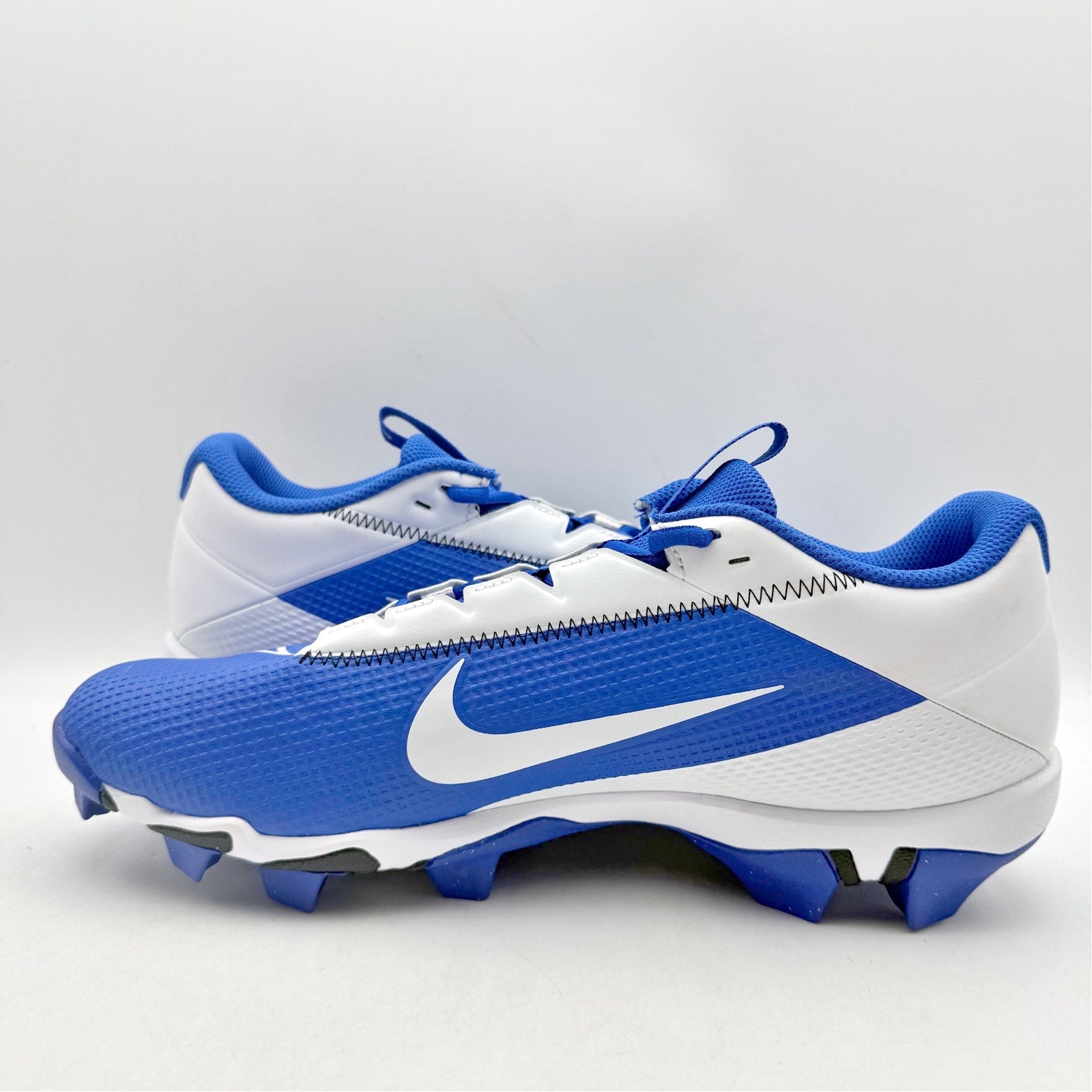 NIKE Mens Vapor Edge Shark 2 Football Cleats US 9.5 EU 43 White Blue NWOB