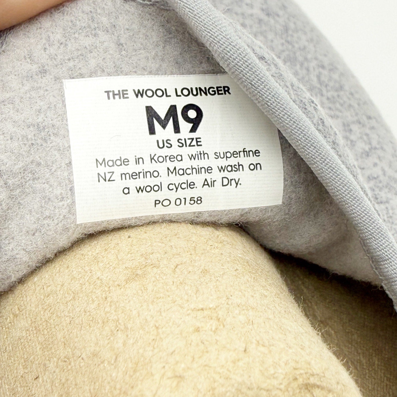 AllBirds Mens Wool Lounger Casual Sneakers Size 9  EU 41.5 Grey Slip On NWOB