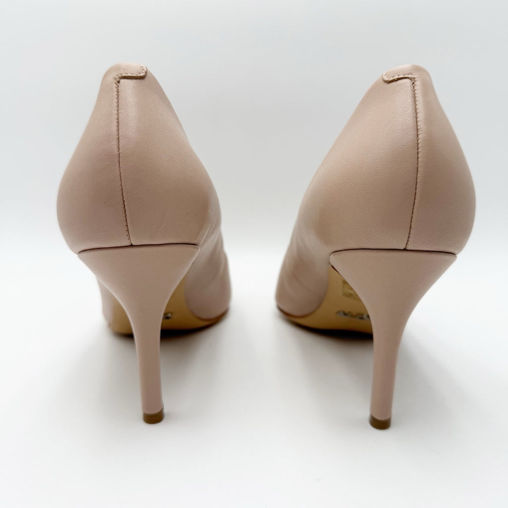Aldo Womens Coronitiflex Pumps Size 11 M EU 42.5 Nude Bone Leather NWOB