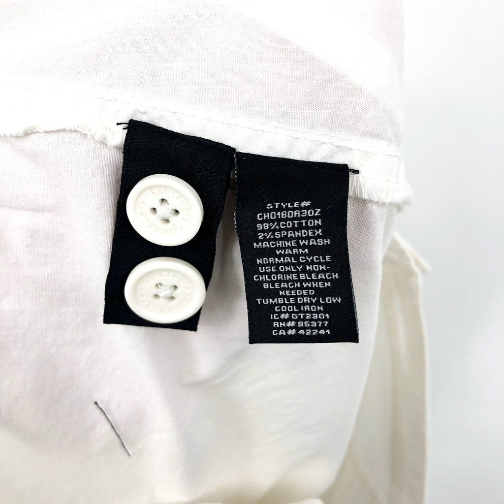 SANCTUARY Standard Cargo Shorts Womens 24W White Roll Cuff Patch Pocket NWT