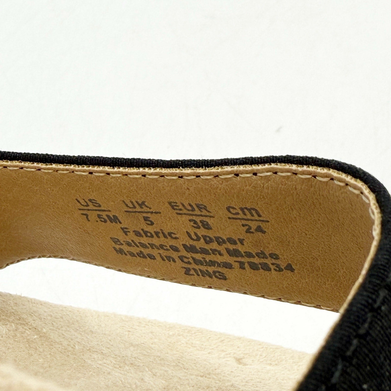 LifeStride Womens Zing Platform Sandals US 7.5 M EU 38 Black NIB