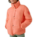 Bass Outdoors Womens Discovery Puffer Coat Medium Orange Living Coral NWT