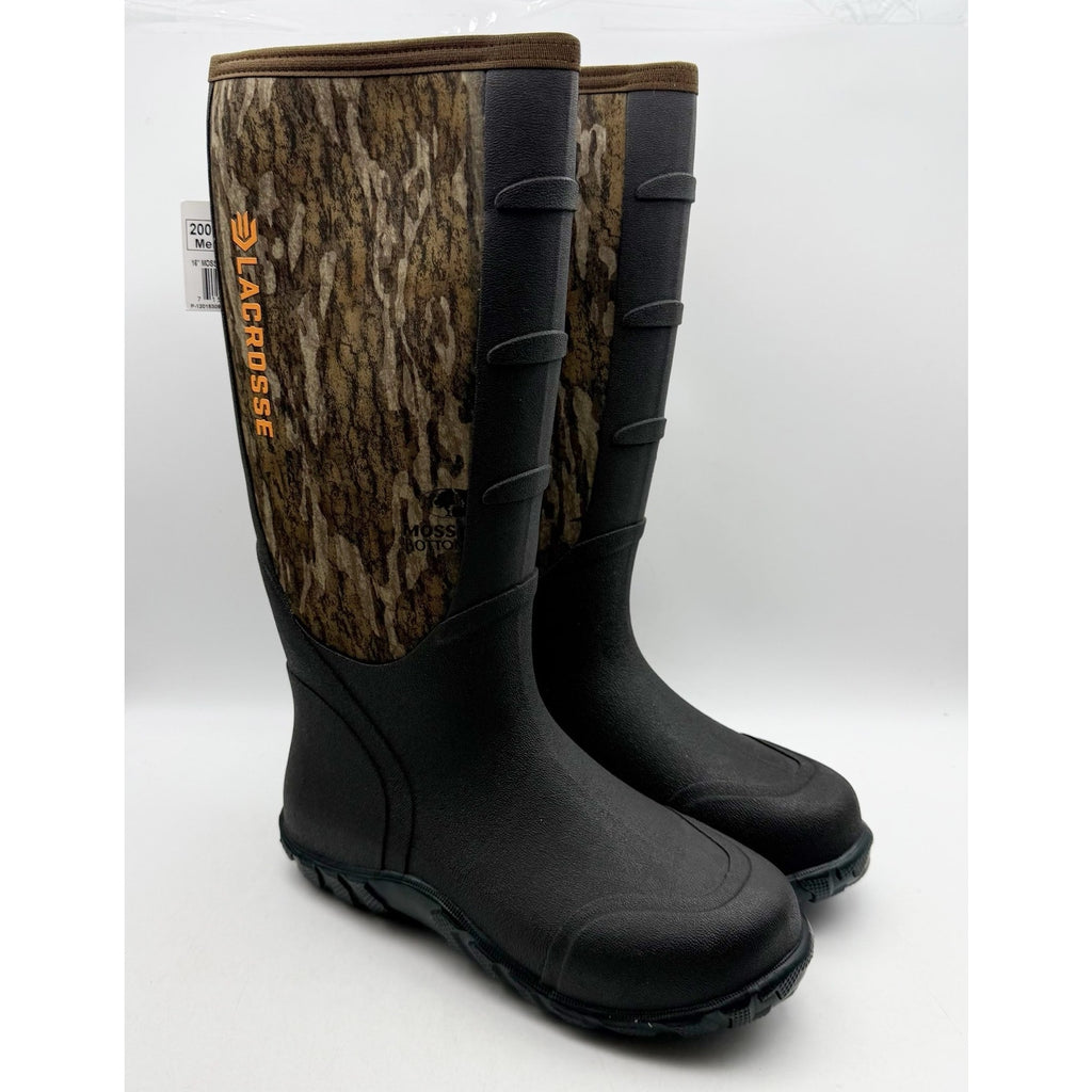 LaCrosse Mens Alpha Lite Rain Boot US 7 EU 40 Brown Green Mossy Waterproof NWOB