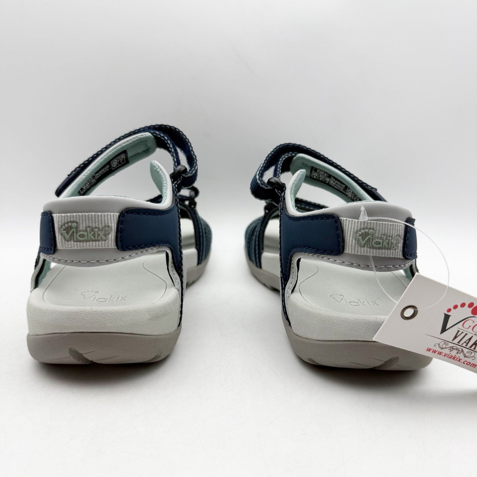 Viakix Womens Napali Hiking Sandals US 6 EU 37 Blue White Waterproof NIB