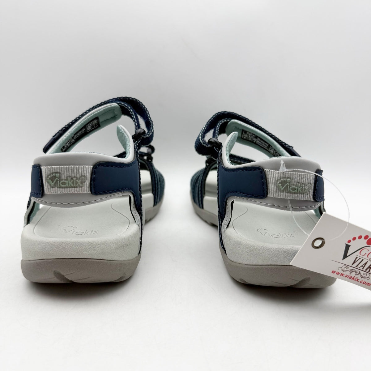 Viakix Womens Napali Hiking Sandals Size 6 EU 37 Blue White Waterproof NIB