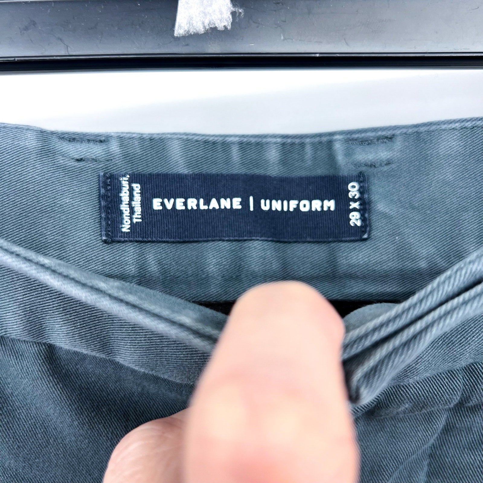 EVERLANE Uniform Men's The Performance Chino 29x30 Dark Slate Blue Pants NWT