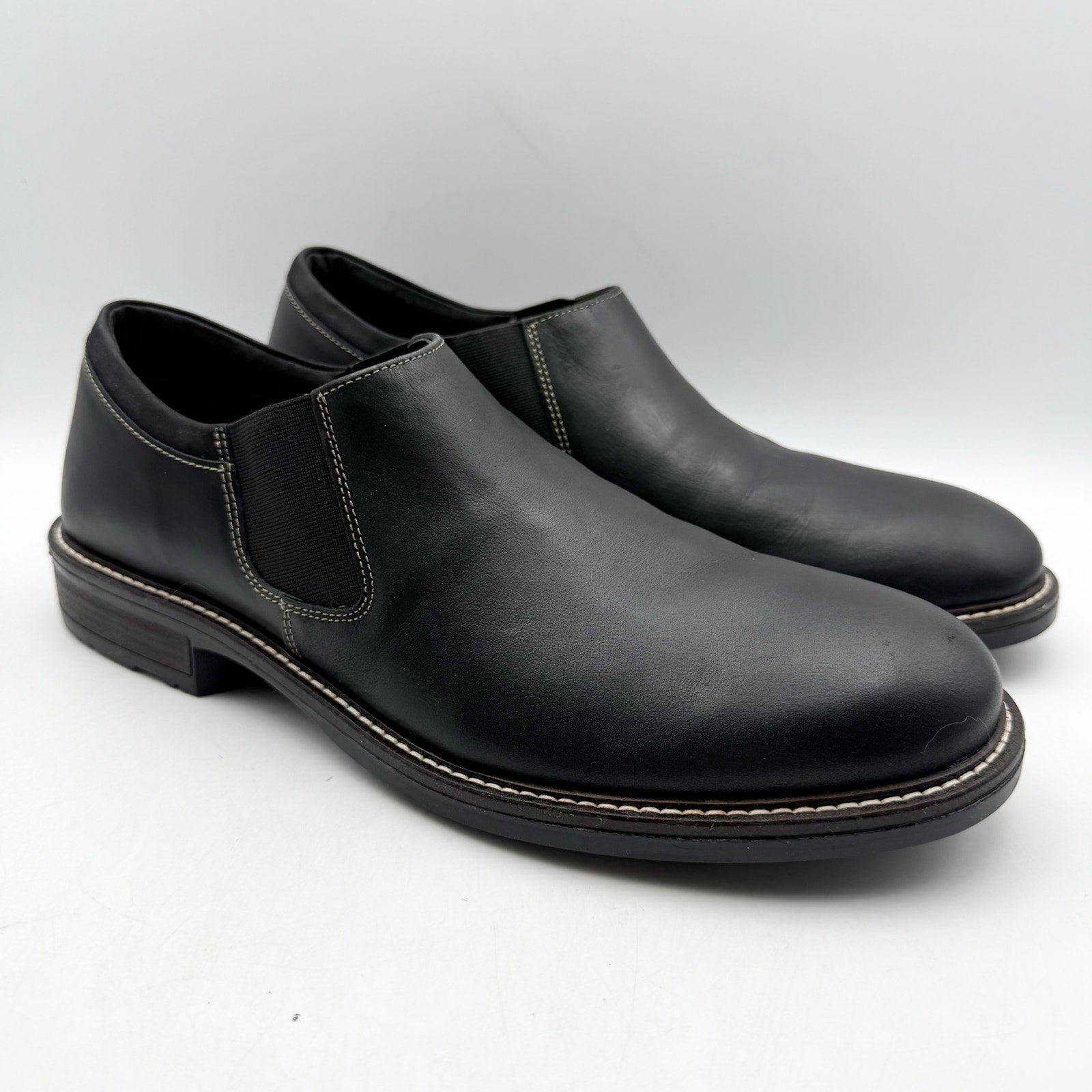 Naot Mens Director Slip On Shoes EU 43 US 10 Black Leather NWOB