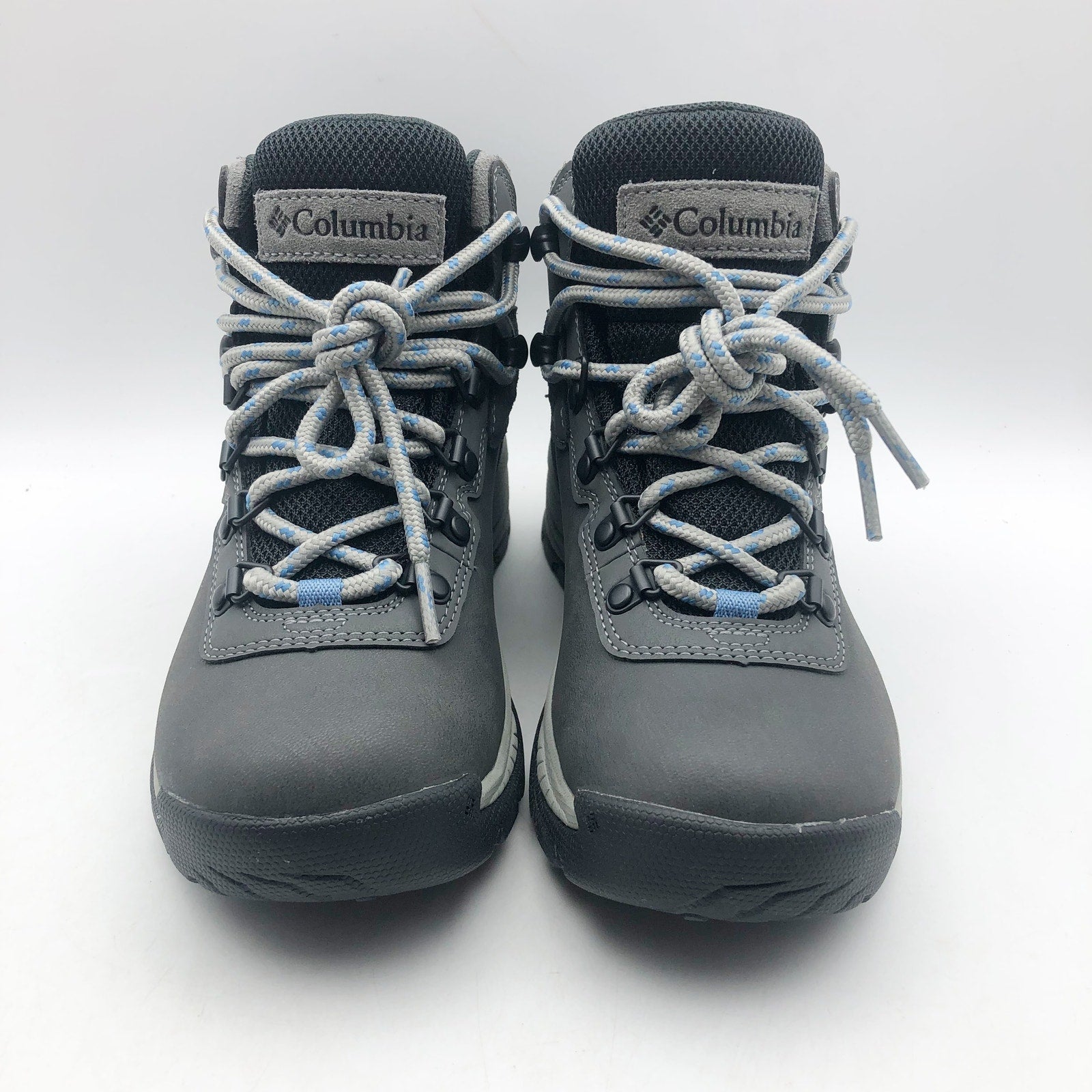 Columbia Womens Newton Ridge Plus Amped Hiking Boots US 5.5 Grey Waterproof NIB