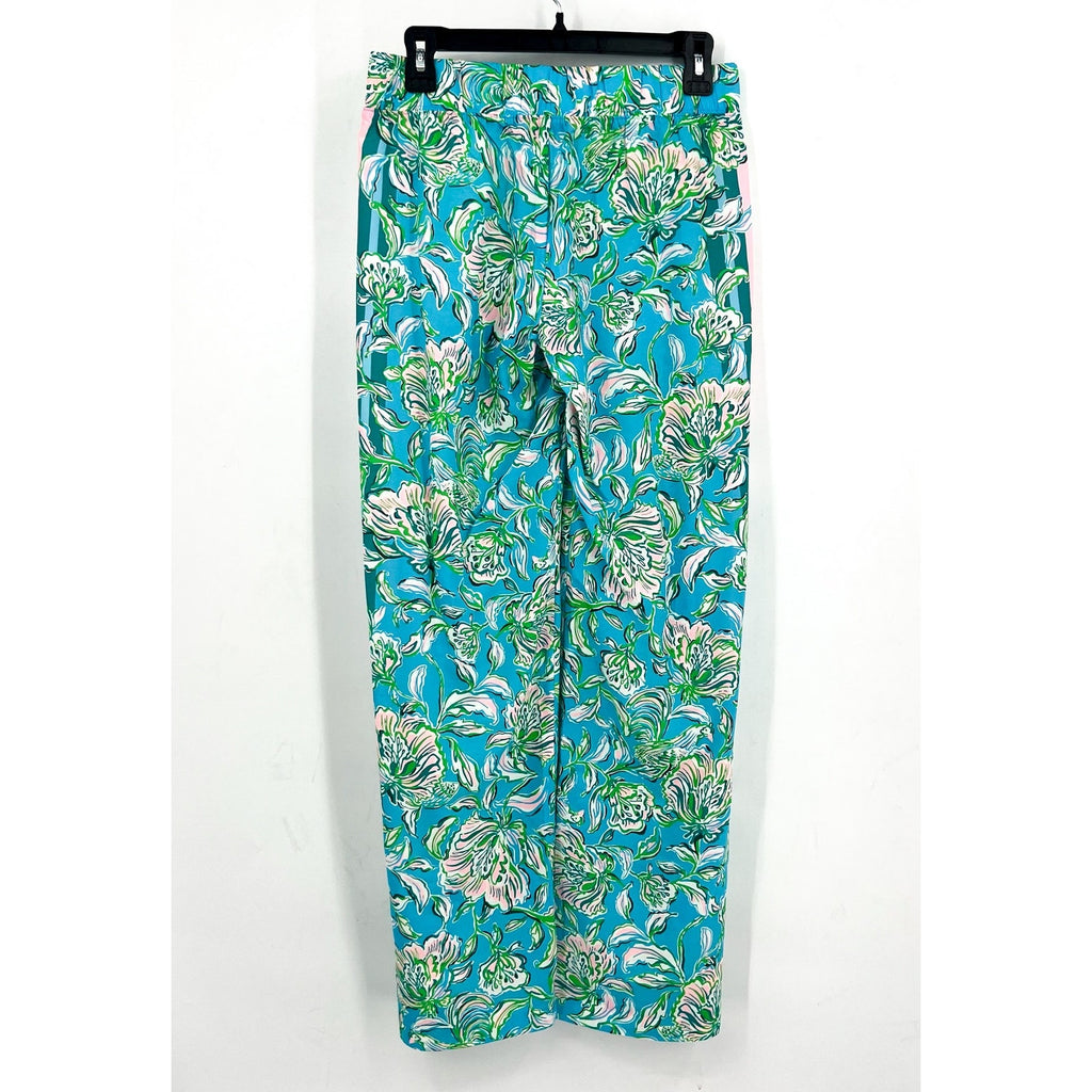 LILLY PULITZER Womens Bal Harbour Palazzo Pants XS Blue Chick Magnet  32" NWT