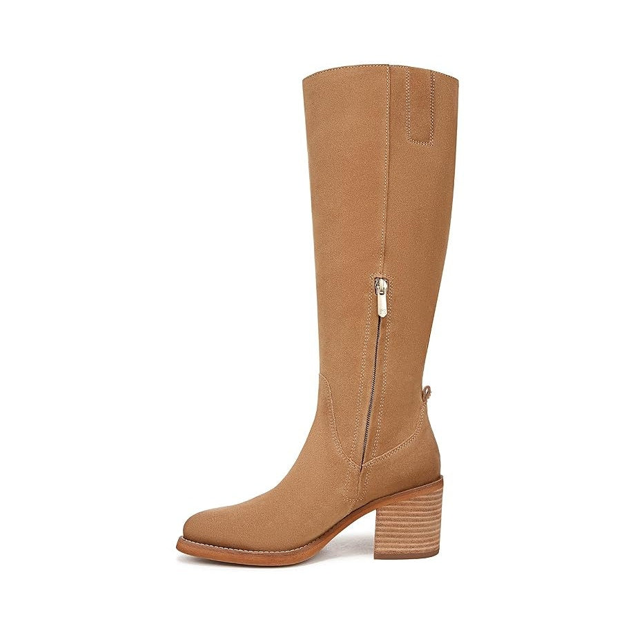 Sam Edelman Womens Soyer Knee High Boots US 6 M EU 36 Caramel Brown Suede NIB