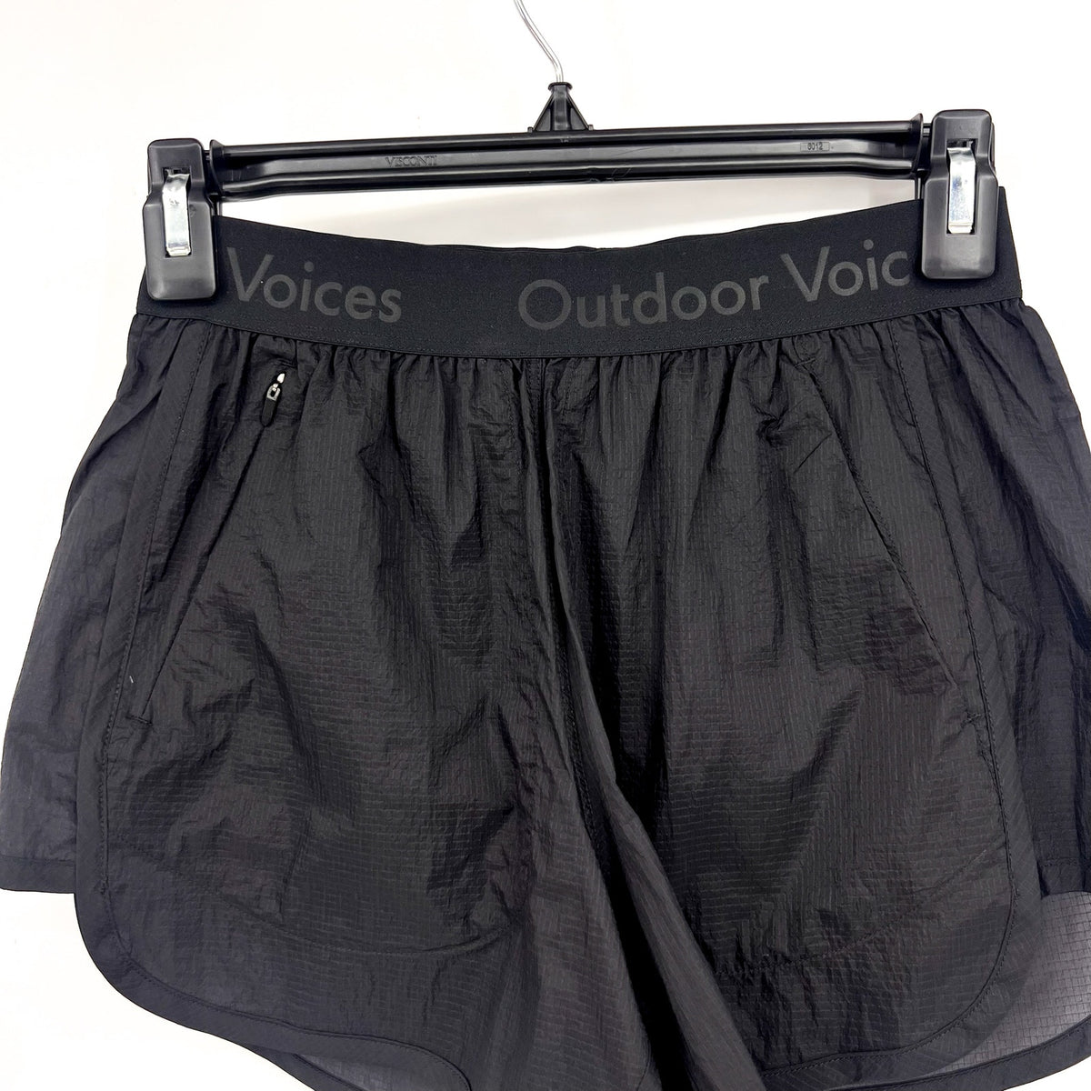OUTDOOR VOICES Women's BreakLite Athletic Shorts XS Black 4" Inseam NWT
