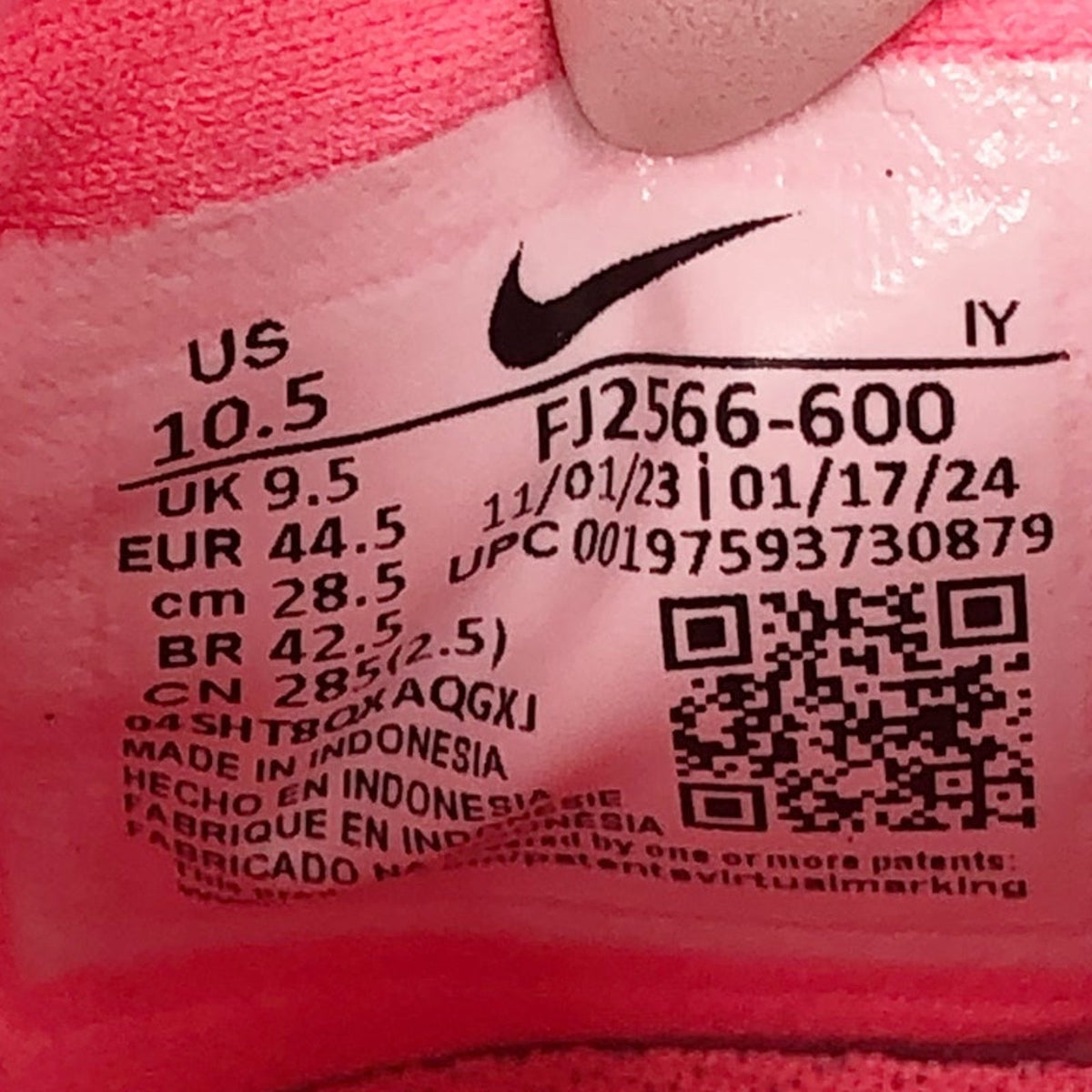 Nike Mens Phantom Luna 2 Academy TF Soccer Shoes Size 10.5 Pink Turf FJ2566 NWOB
