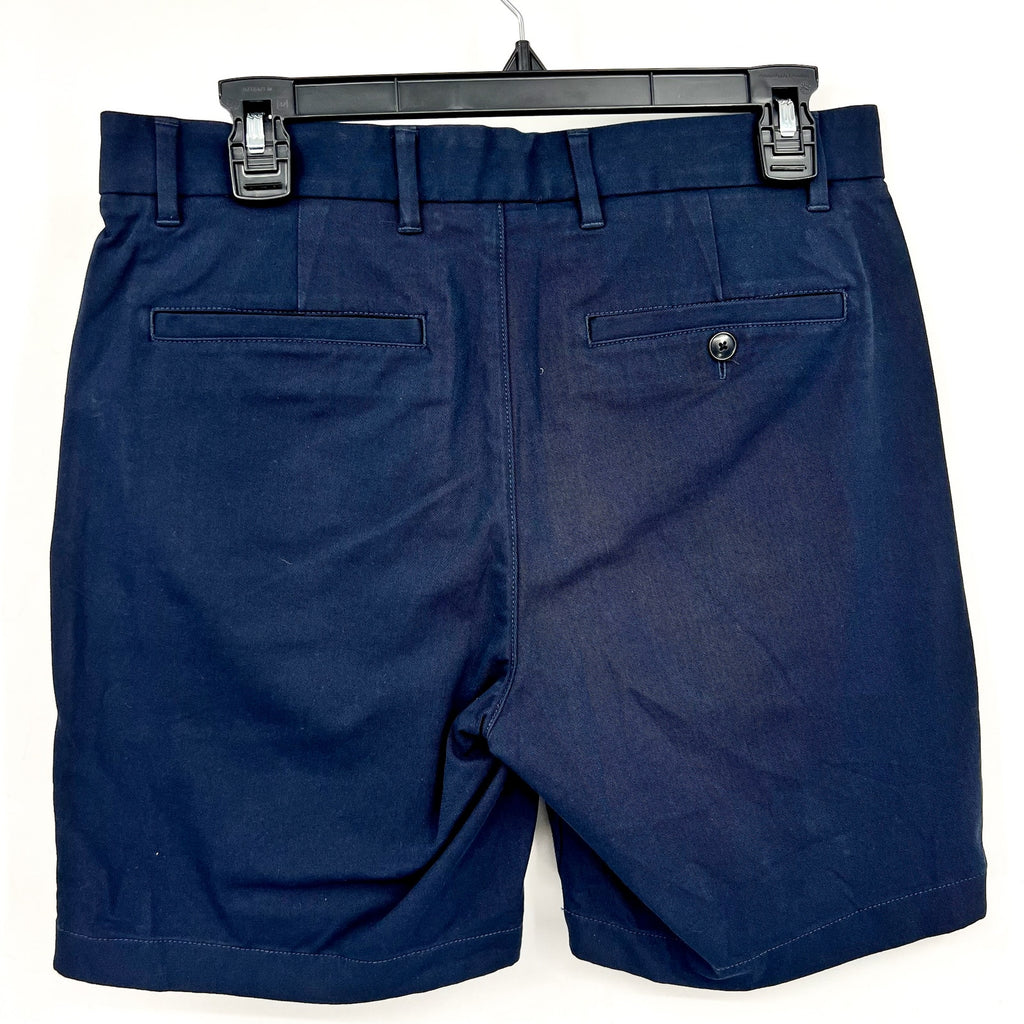 EVERLANE Men's The 7" Performance Chino Shorts Size 30 Navy Blue NWT