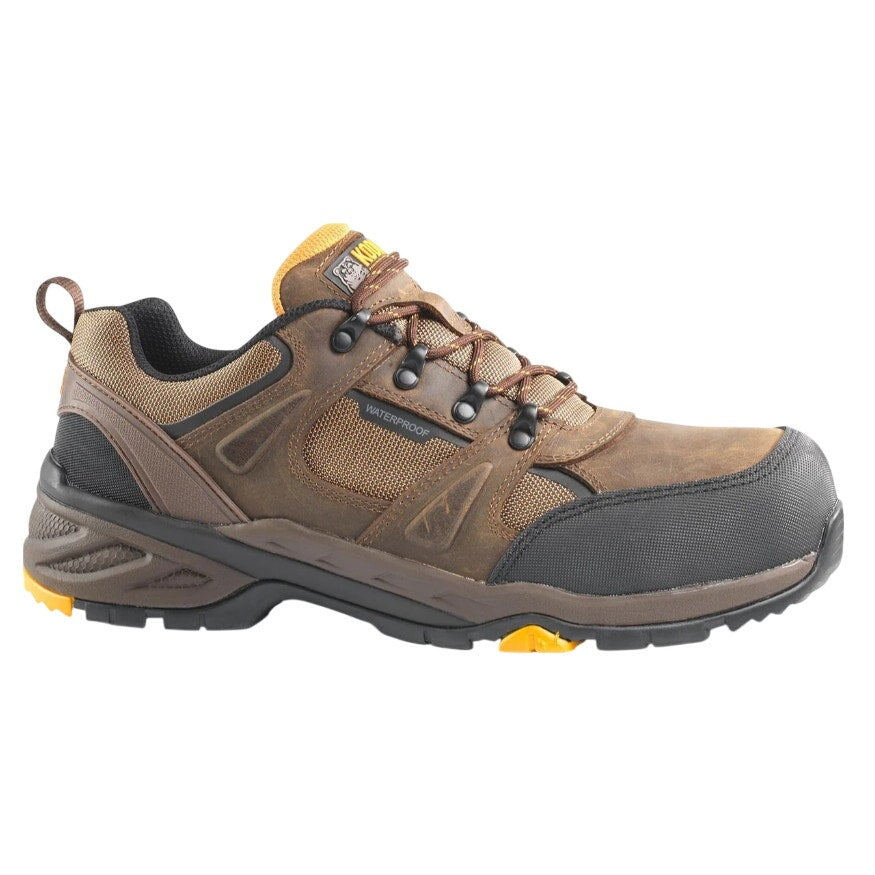 Kodiak Mens Rapid Work Sneakers US 11 Brown Leather WP Comp Toe EH NIB