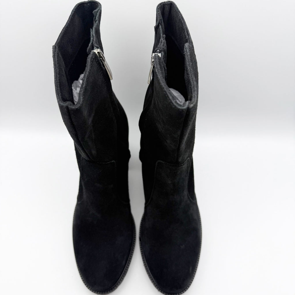 La Canadienne Womens Peppa Ankle Boots US 8 Black Suede NWOB