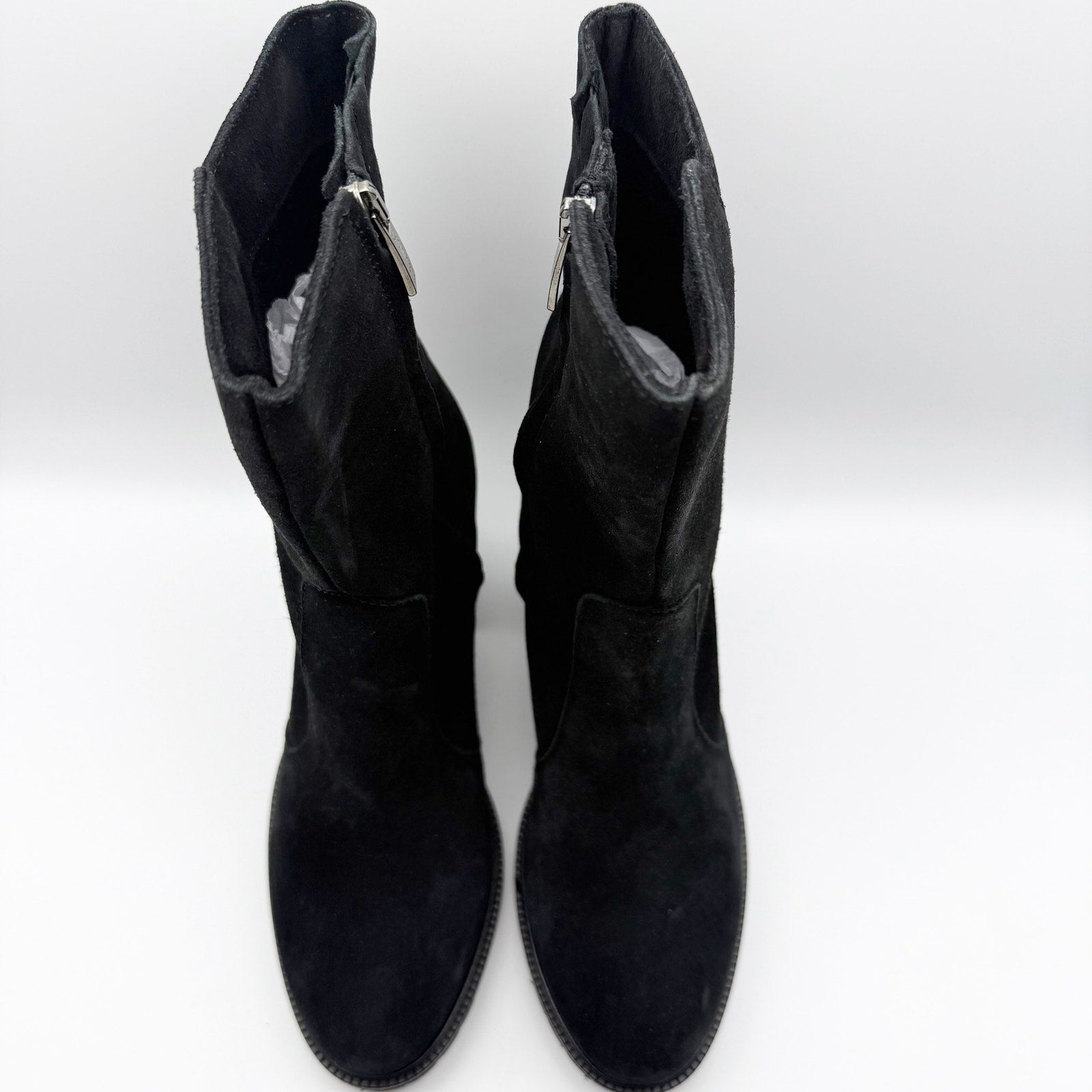 La Canadienne Womens Peppa Ankle Boots US 8 Black Suede NWOB