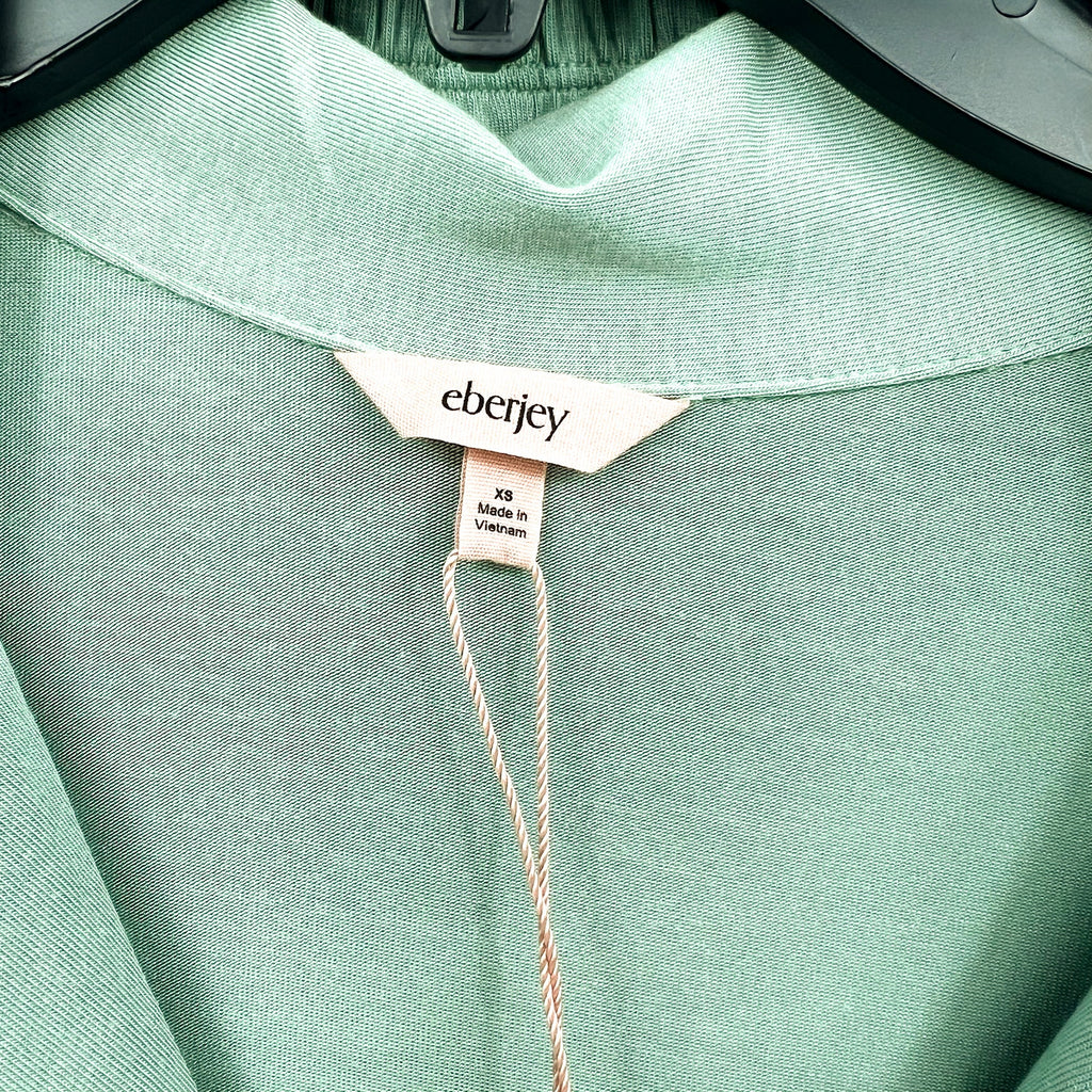 EBERJEY Gisele Relaxed Shorts PJ Set XS Eucalyptus Green TENCEL Modal NWT