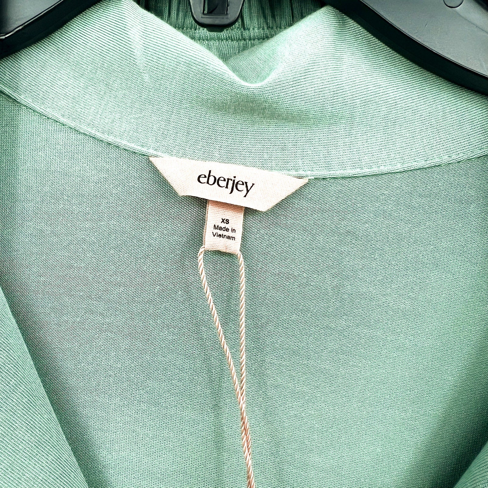 EBERJEY Gisele Relaxed Shorts PJ Set XS Eucalyptus Green TENCEL Modal NWT